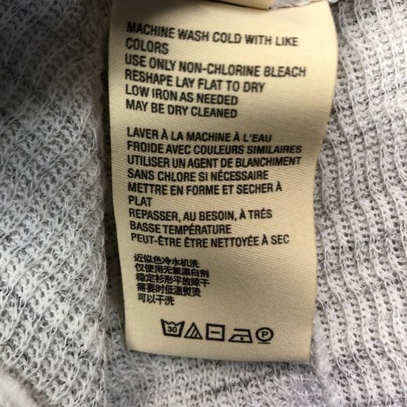 Anthropologie Maeve Women Cowl Neck Tunic Sweater Size Extra Small Gray M125 -27 - Picture 8 of 15